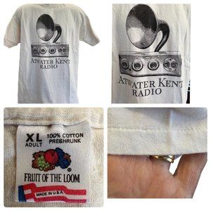 Vintage Atwater Kent Radio Single Stitch T-shirt XL USA Made